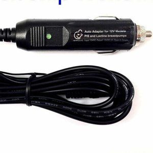 12V Vehicle Lighter Adapter for Medela 12V Pump in Style and Lactina Breastpumps